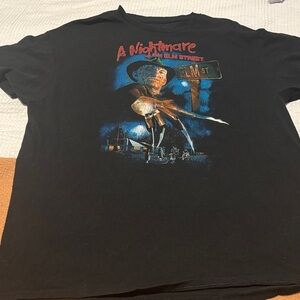 A Nightmare on Elm Street Black Graphic T-Shirt